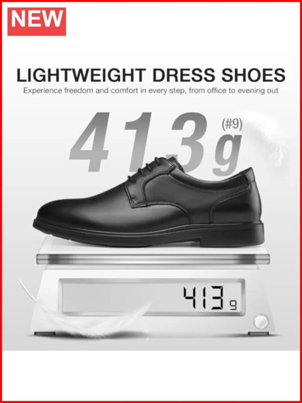 Mens Split Leather Oxford Dress Shoes Nonslip Comfortable Work Formal Business